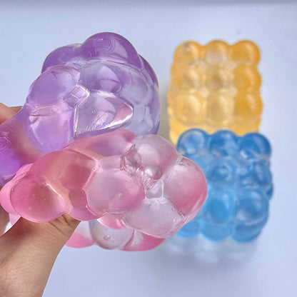 Maltose Cube Squeeze Toy Stress Relief fidget Toy: Purple