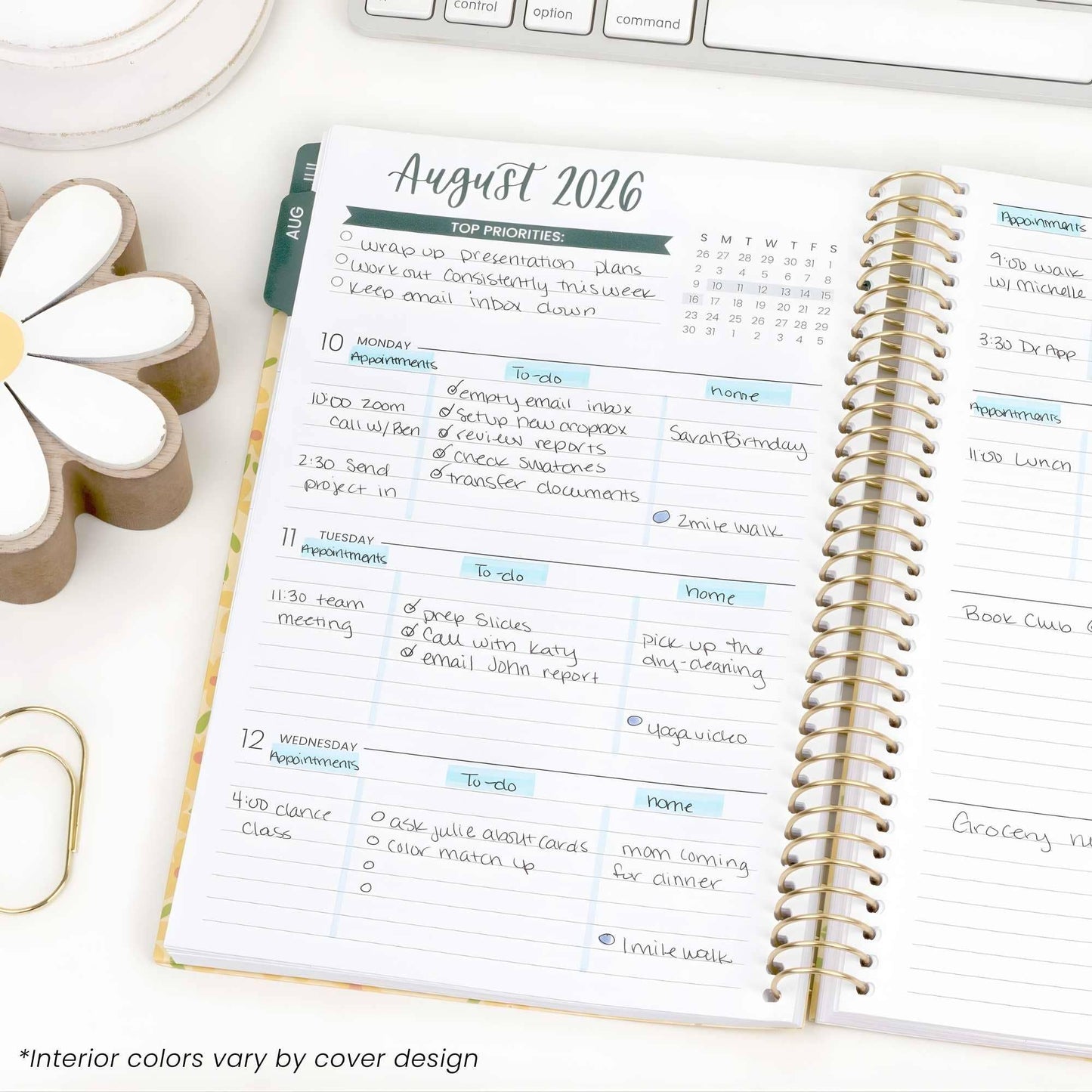 2026-2027 Soft Cover Academic Planner - 5" x 8" size: Coastal Calm