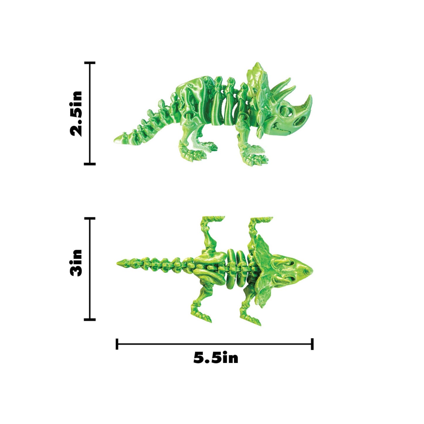 3D PRINTED DINOSAURS     12/BOX