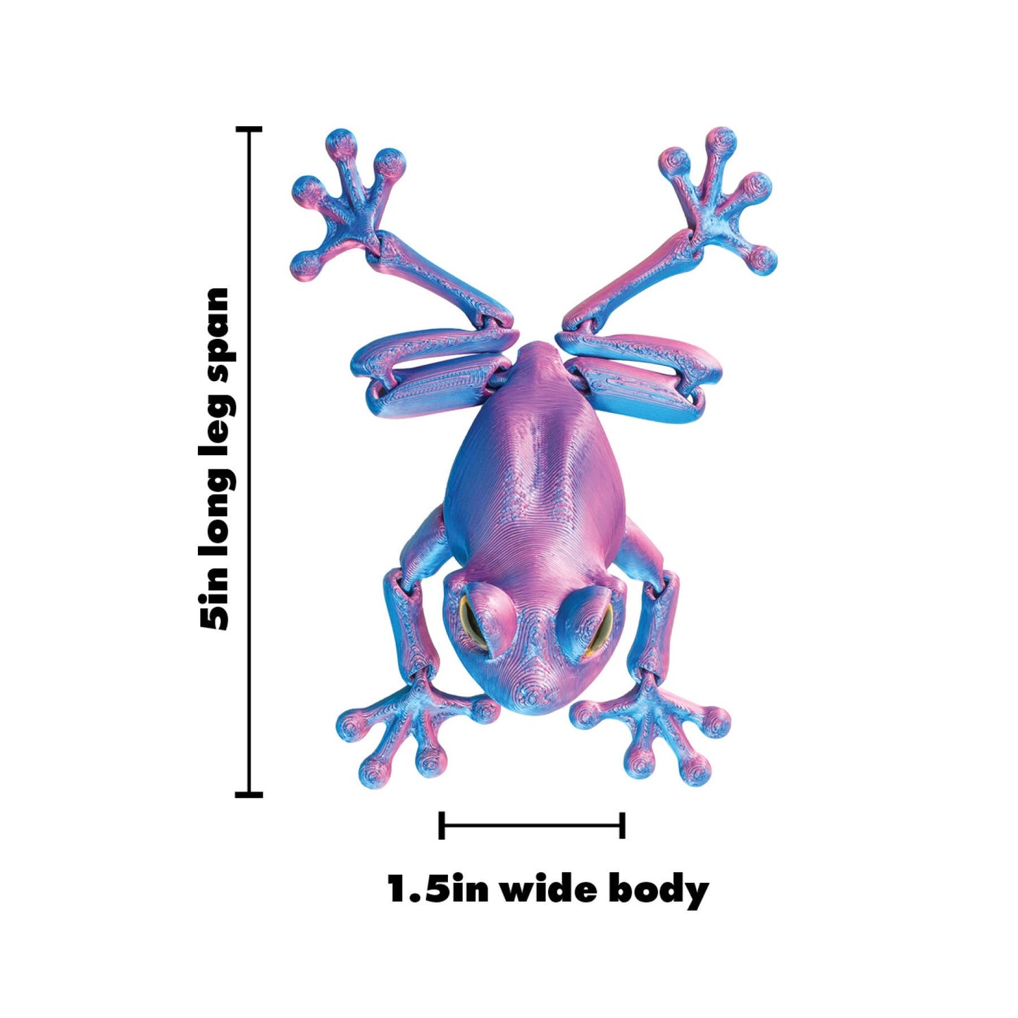 3D PRINTED TREE FROG      12/BAG***