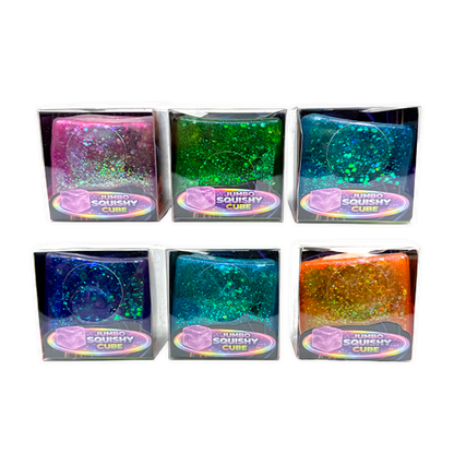 Fun Doh JUMBO Squishy Cube | Viral Assortment - 6/Display: Wholesale Price