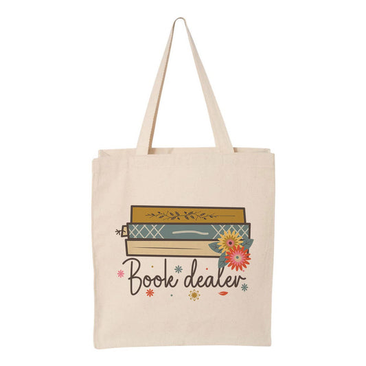 Book Dealer Tote Bag: Natural